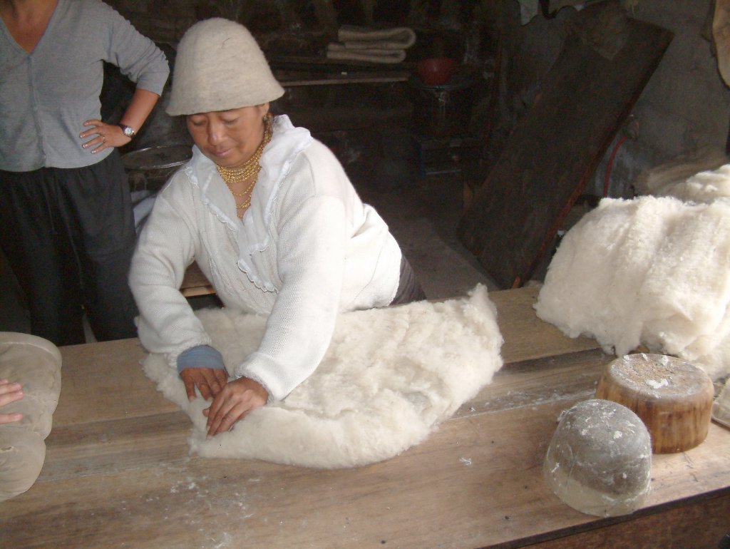 11-Wool for the production of felt hats.jpg - Wool for the production of felt hats